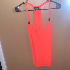 Bebe orange women’s blouse size Medium